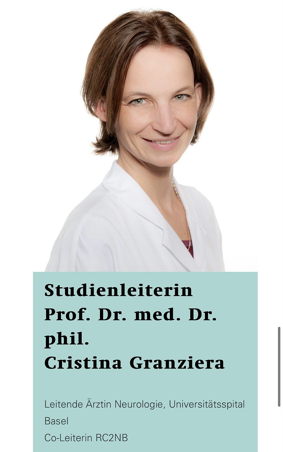 Prof. Cristina Granziera